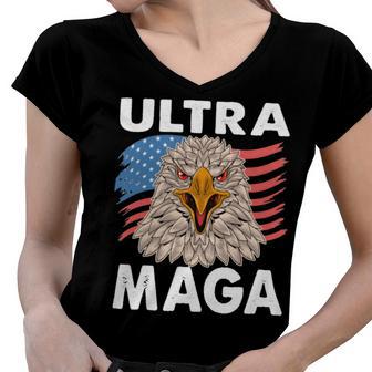 Ultra Maga V19 Women V-Neck T-Shirt | Favorety