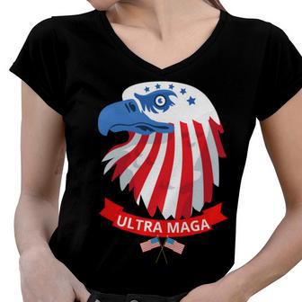 Ultra Maga V22 Women V-Neck T-Shirt | Favorety CA