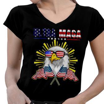 Ultra Maga We The People Fashion Women V-Neck T-Shirt | Favorety UK