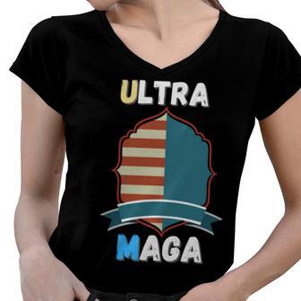 Ultra Mega Great Quote To Support Trump Women V-Neck T-Shirt | Favorety AU