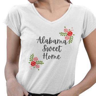 Alabama Sweet Home Sweet Home Women V-Neck T-Shirt | Favorety CA