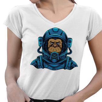 Astromonkey Women V-Neck T-Shirt | Favorety UK