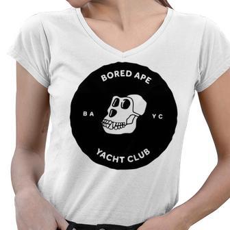 Bored Ape Yacht Club Nft Club Women V-Neck T-Shirt | Favorety AU