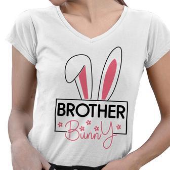 Brother Easter Bunny Women V-Neck T-Shirt | Favorety DE