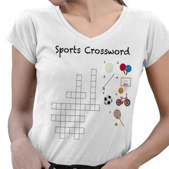 Croswords Women V-Neck T-Shirt | Favorety AU