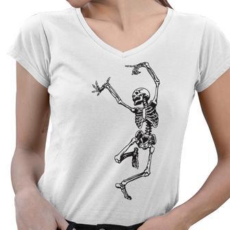 Dance With Death Women V-Neck T-Shirt | Favorety CA