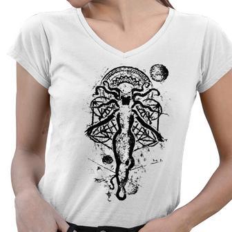 Darkhold Witch Of Chaos Women V-Neck T-Shirt | Favorety AU