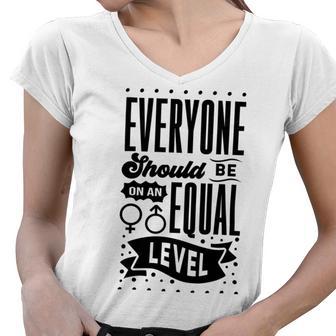 Equality Women V-Neck T-Shirt | Favorety