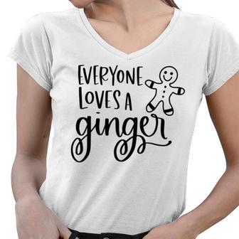 Everyone Loves A Ginger Women V-Neck T-Shirt | Favorety AU