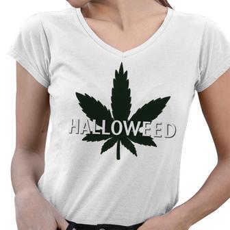 Everything I Want To Do Is Illegal Weed Women V-Neck T-Shirt | Favorety