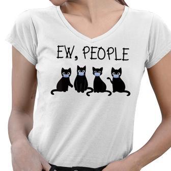 Ew People Meowy Cat Lovers 209 Shirt Women V-Neck T-Shirt | Favorety AU