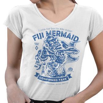 Fiji Mermaid - Cryptids Club Case File 204 193 Trending Shirt Women V-Neck T-Shirt | Favorety UK