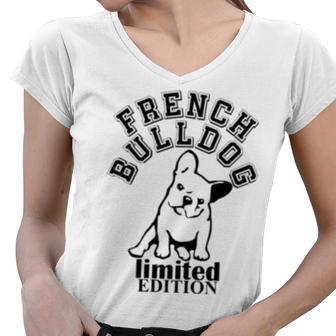 French Bulldog V2 Women V-Neck T-Shirt | Favorety DE