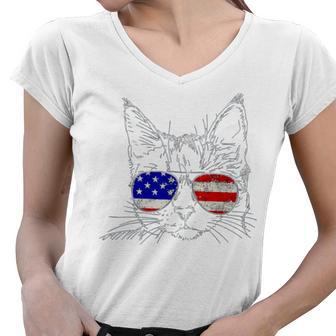 Funny Cat V2 Women V-Neck T-Shirt | Favorety AU