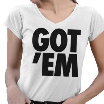 Gotem Women V-Neck T-Shirt | Favorety UK