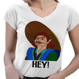 Hey V2 Women V-Neck T-Shirt | Favorety UK