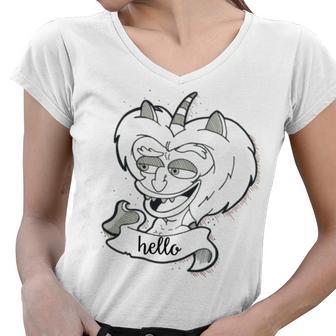 Hormone Monstress V2 Women V-Neck T-Shirt | Favorety