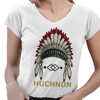 Huchnon Native American Tribe V5 Women V-Neck T-Shirt | Favorety CA