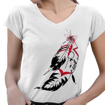 Huchnon Native American Tribe V6 Women V-Neck T-Shirt | Favorety AU