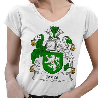 Jones III Wales Classic T Shirt Women V-Neck T-Shirt - Seseable