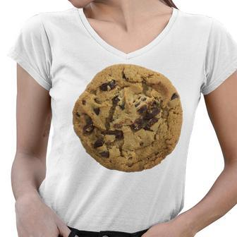 Kids Smart Cookie Milk And Cookie Halloween Costume Women V-Neck T-Shirt - Seseable