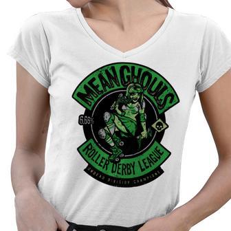 Mean Ghouls 203 Trending Shirt Women V-Neck T-Shirt | Favorety UK