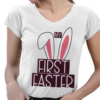 My First Easter Women V-Neck T-Shirt | Favorety CA