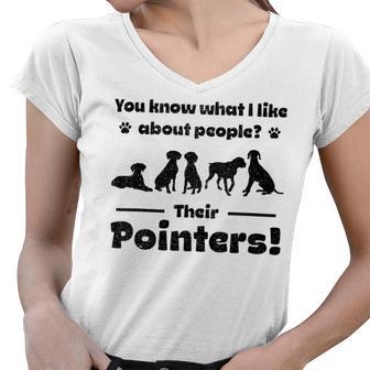 Official Professional German Shorthaired Pointer Groomer Women V-Neck T-Shirt | Favorety UK