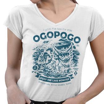 Ogopogo - Cryptids Club Case File 298 191 Trending Shirt Women V-Neck T-Shirt | Favorety AU