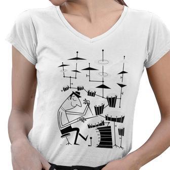 Play That Beat Women V-Neck T-Shirt | Favorety UK