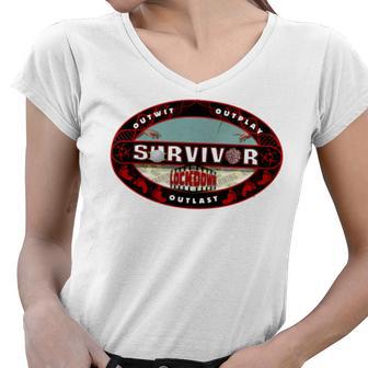 Survivor Women V-Neck T-Shirt | Favorety AU