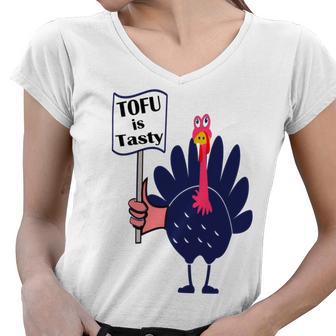 Tofu Is Tasty Women V-Neck T-Shirt | Favorety DE