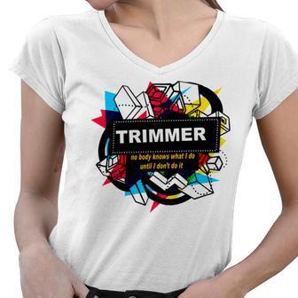 Trimmer Women V-Neck T-Shirt | Favorety