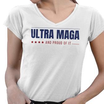 Ultra Maga And Proud Of It V10 Women V-Neck T-Shirt | Favorety CA