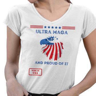 Ultra Maga And Proud Of It V12 Women V-Neck T-Shirt | Favorety UK