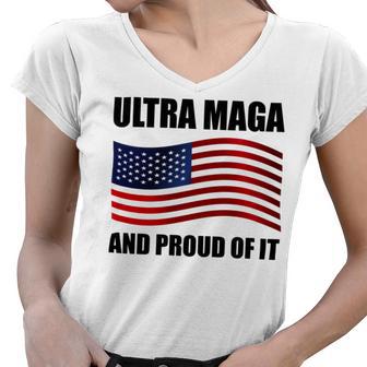 Ultra Maga And Proud Of It V7 Women V-Neck T-Shirt | Favorety