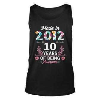 10 Years Old Gifts 10Th Birthday Born In 2012 Women Girls V2 Unisex Tank Top - Seseable