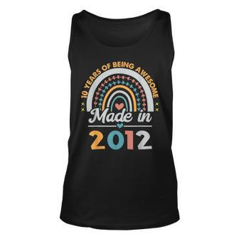 10 Years Old Gifts 10Th Birthday Born In 2012 Women Girls V3 Unisex Tank Top - Seseable