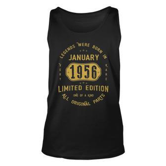 1956 January Birthday Gift 1956 January Limited Edition Unisex Tank Top - Seseable