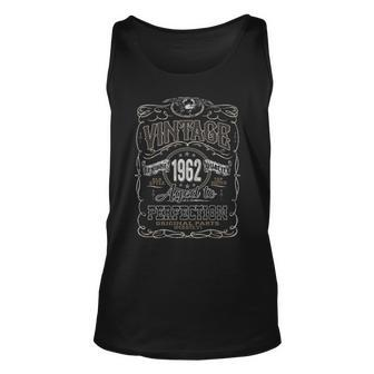 1962 Birthday Vintage 1962 Aged To Perfection Unisex Tank Top - Seseable