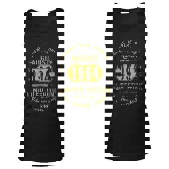 1964 August Birthday Gift 1964 August Limited Edition Unisex Tank Top - Seseable