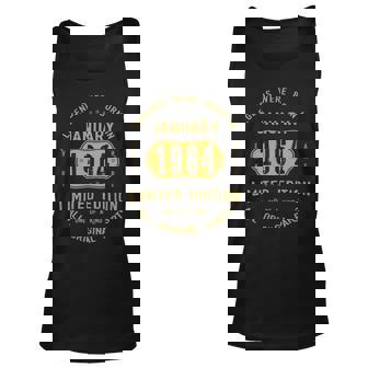 1964 January Birthday Gift 1964 January Limited Edition Unisex Tank Top - Seseable