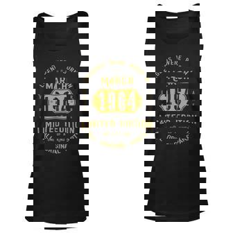 1964 March Birthday Gift 1964 March Limited Edition Unisex Tank Top - Seseable