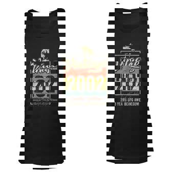 20 Birthday Gifts Vintage 2002 Limited Edition 20 Years Old Unisex Tank Top | Mazezy
