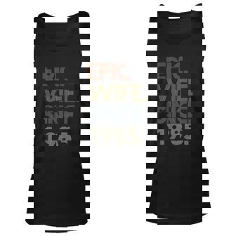 37Th Wedding Anniversary S For Her Epic Wife Since 1985 Wedding Anniversary Tank Top | Mazezy