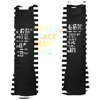 42Nd Birthday Gifts 42 Years Old Legend Since May 1980 Gift Unisex Tank Top | Mazezy