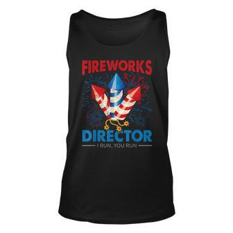 4Th Of July - Fireworks Director I Run You Run Fourth July Unisex Tank Top - Seseable