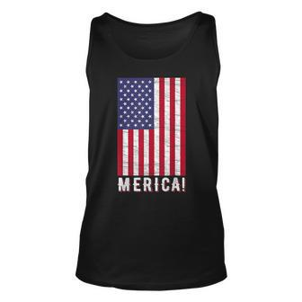 4Th Of July Independence Day Usa American Flag Patriotic Unisex Tank Top - Seseable