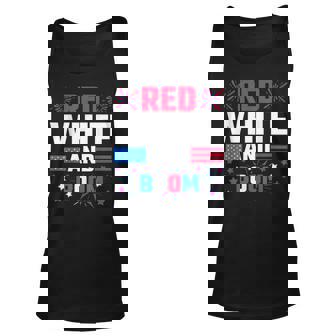 4Th Of July Parade Light The Fireworks Red White And Boom Unisex Tank Top | Seseable UK