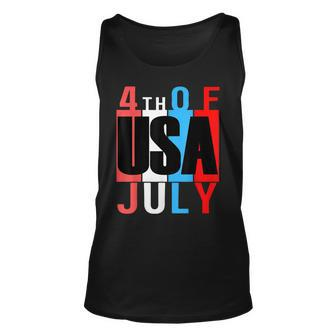 4Th Of July Usa Patriotic Family Matching Mom Dad Boy Girl Unisex Tank Top - Seseable